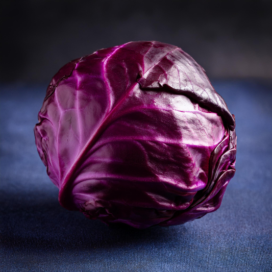 Cabbage Red Acre- Non- GMO - Organic - 100 seeds